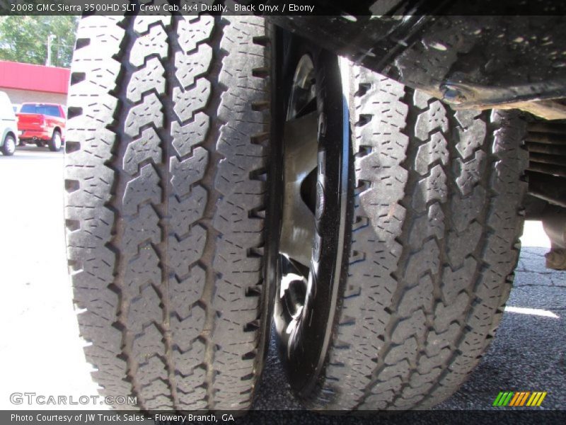 Black Onyx / Ebony 2008 GMC Sierra 3500HD SLT Crew Cab 4x4 Dually
