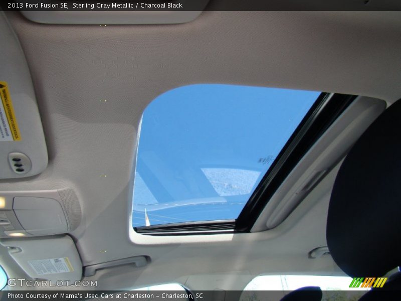 Sterling Gray Metallic / Charcoal Black 2013 Ford Fusion SE