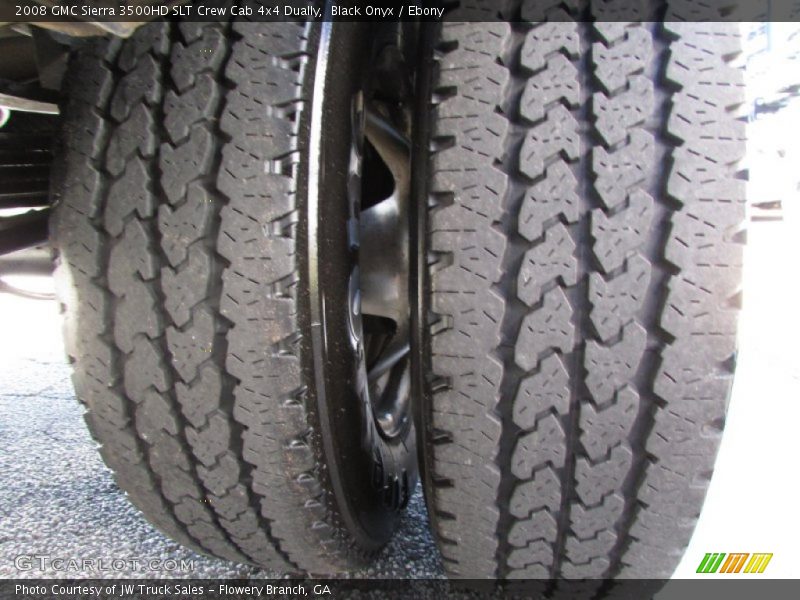 Black Onyx / Ebony 2008 GMC Sierra 3500HD SLT Crew Cab 4x4 Dually