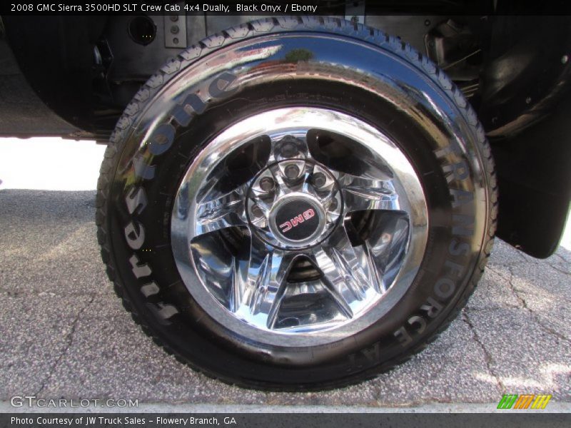 Black Onyx / Ebony 2008 GMC Sierra 3500HD SLT Crew Cab 4x4 Dually