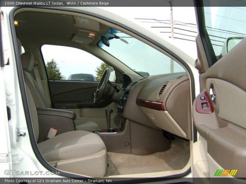 White / Cashmere Beige 2006 Chevrolet Malibu LT Sedan