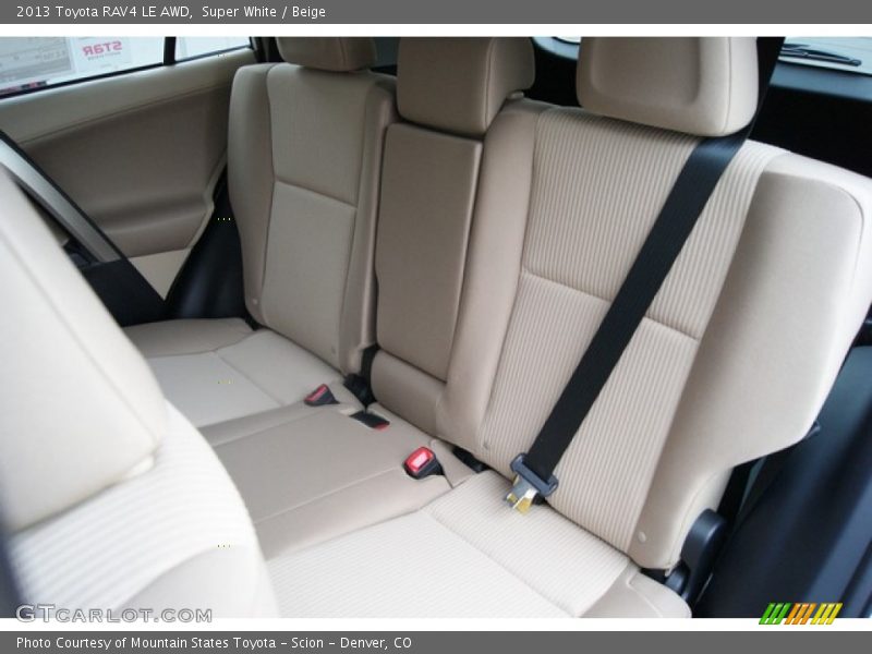Super White / Beige 2013 Toyota RAV4 LE AWD
