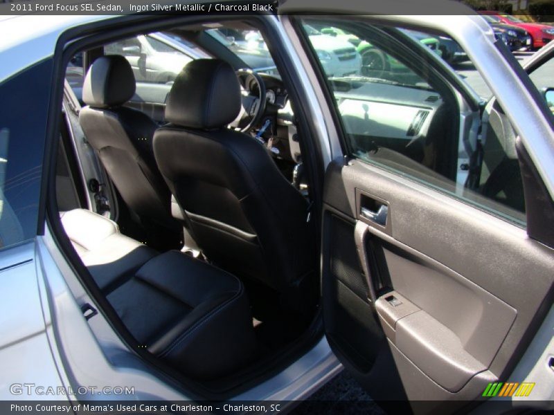 Ingot Silver Metallic / Charcoal Black 2011 Ford Focus SEL Sedan