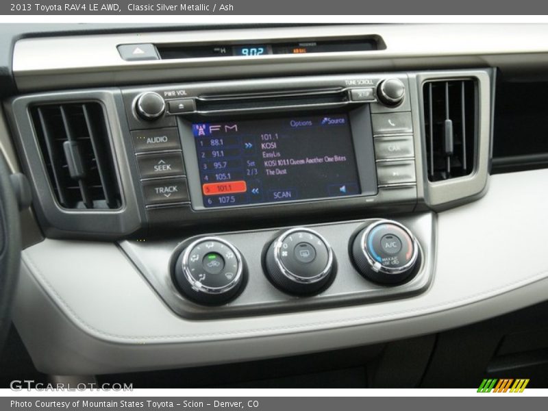Classic Silver Metallic / Ash 2013 Toyota RAV4 LE AWD