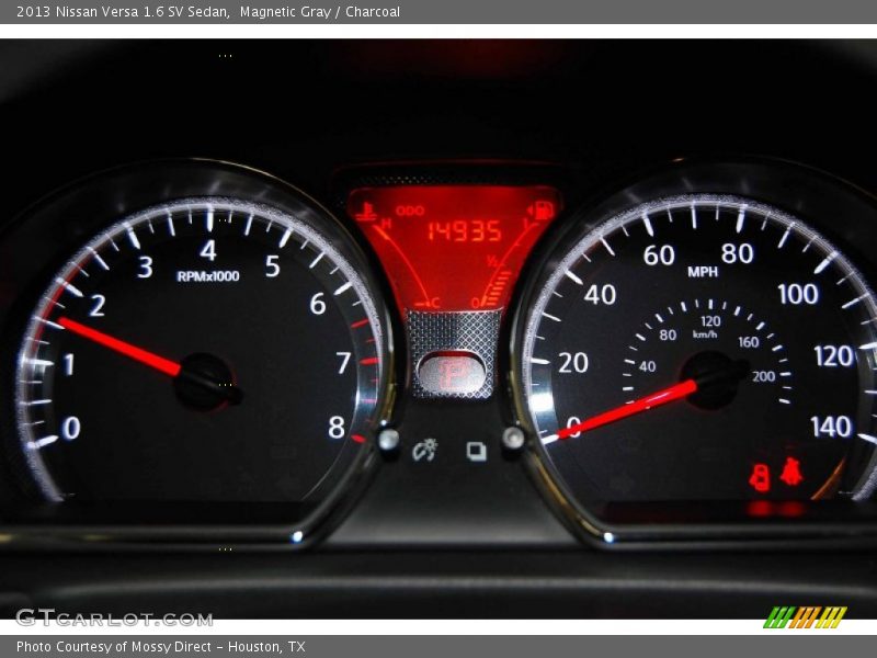 Magnetic Gray / Charcoal 2013 Nissan Versa 1.6 SV Sedan