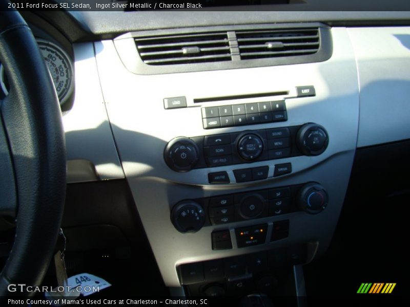Ingot Silver Metallic / Charcoal Black 2011 Ford Focus SEL Sedan