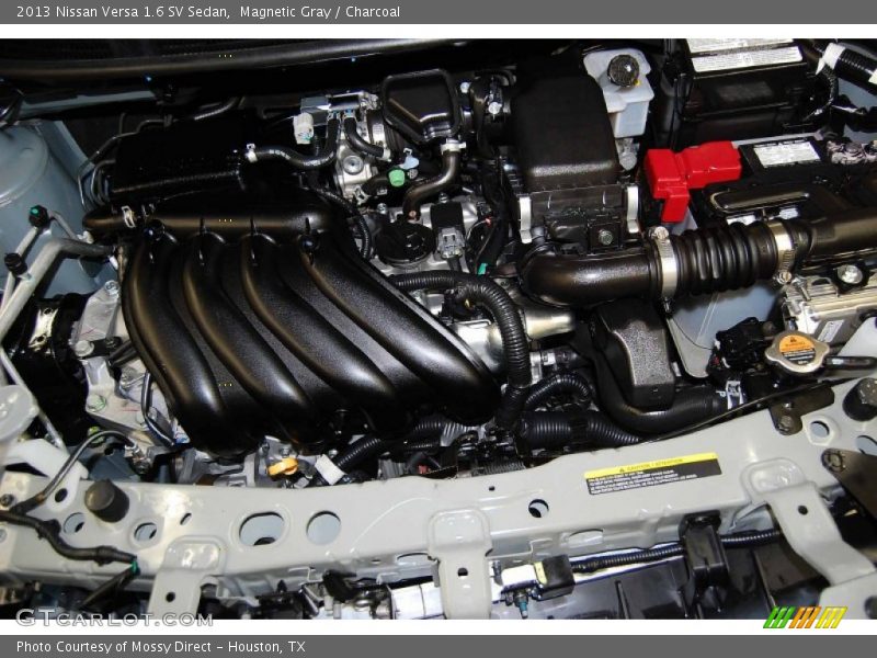 Magnetic Gray / Charcoal 2013 Nissan Versa 1.6 SV Sedan