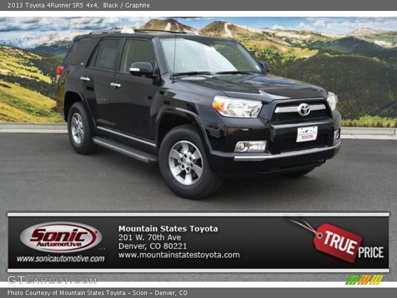 Black / Graphite 2013 Toyota 4Runner SR5 4x4