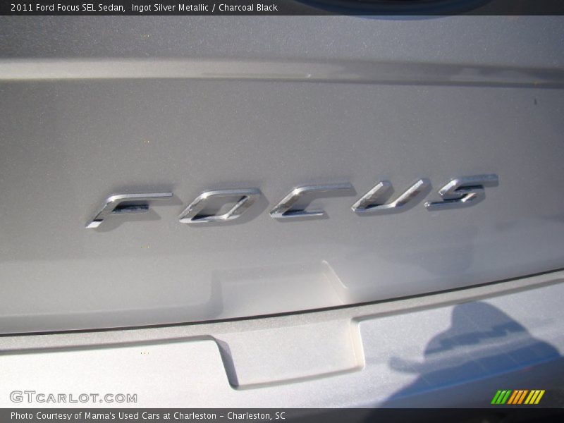 Ingot Silver Metallic / Charcoal Black 2011 Ford Focus SEL Sedan