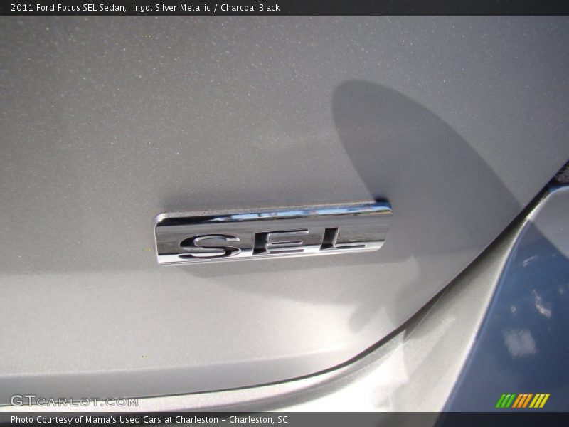 Ingot Silver Metallic / Charcoal Black 2011 Ford Focus SEL Sedan