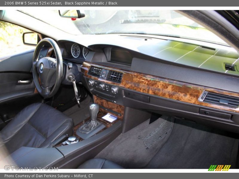 Black Sapphire Metallic / Black 2006 BMW 5 Series 525xi Sedan