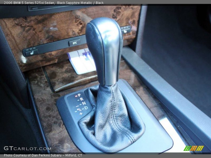 Black Sapphire Metallic / Black 2006 BMW 5 Series 525xi Sedan
