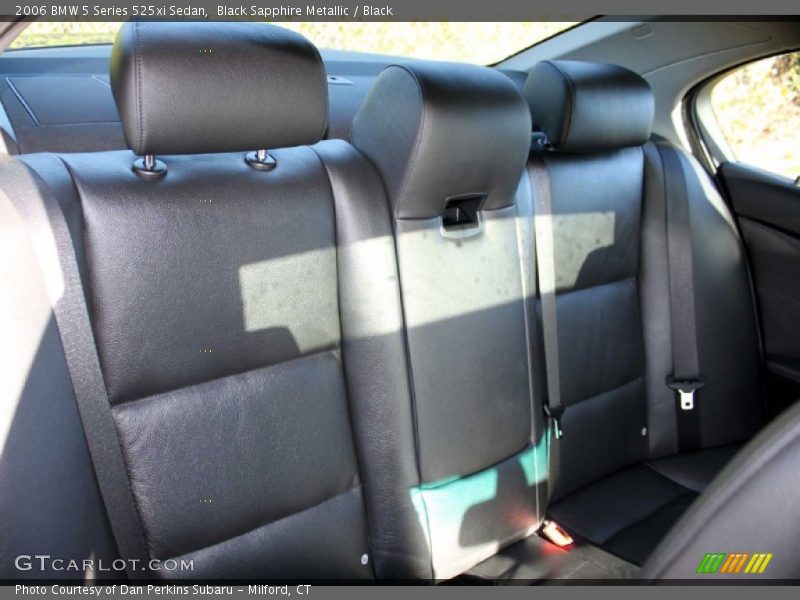 Black Sapphire Metallic / Black 2006 BMW 5 Series 525xi Sedan