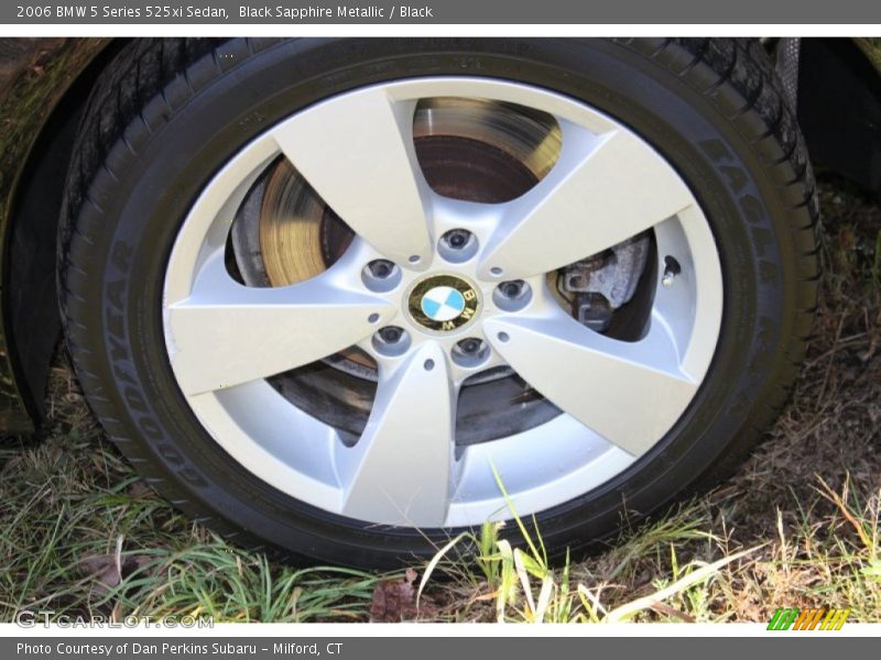 Black Sapphire Metallic / Black 2006 BMW 5 Series 525xi Sedan