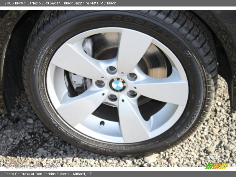 Black Sapphire Metallic / Black 2006 BMW 5 Series 525xi Sedan