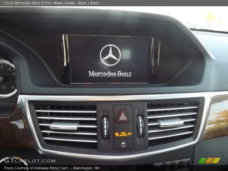 Black / Black 2010 Mercedes-Benz E 550 4Matic Sedan