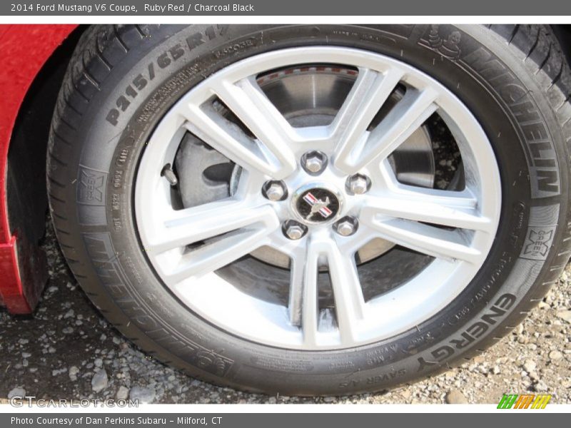 Ruby Red / Charcoal Black 2014 Ford Mustang V6 Coupe