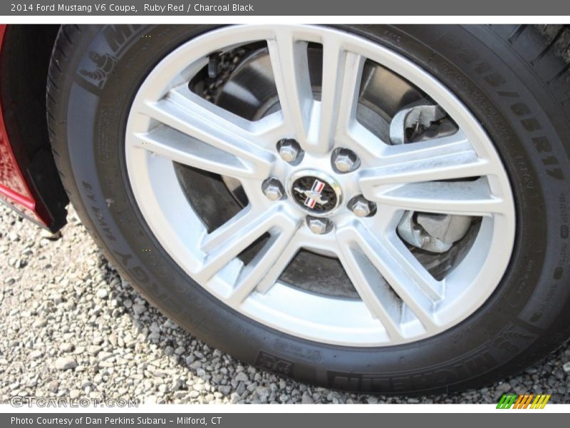 Ruby Red / Charcoal Black 2014 Ford Mustang V6 Coupe