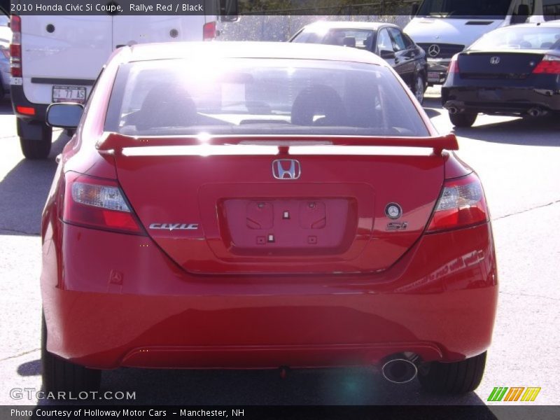 Rallye Red / Black 2010 Honda Civic Si Coupe