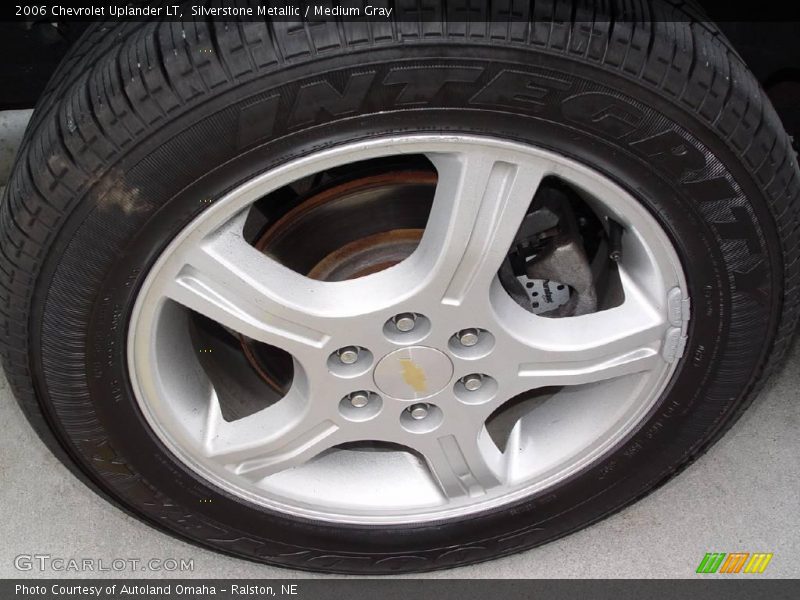 Silverstone Metallic / Medium Gray 2006 Chevrolet Uplander LT
