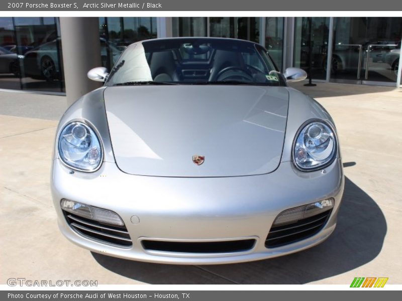 Arctic Silver Metallic / Black 2007 Porsche Boxster S