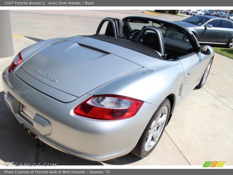 Arctic Silver Metallic / Black 2007 Porsche Boxster S