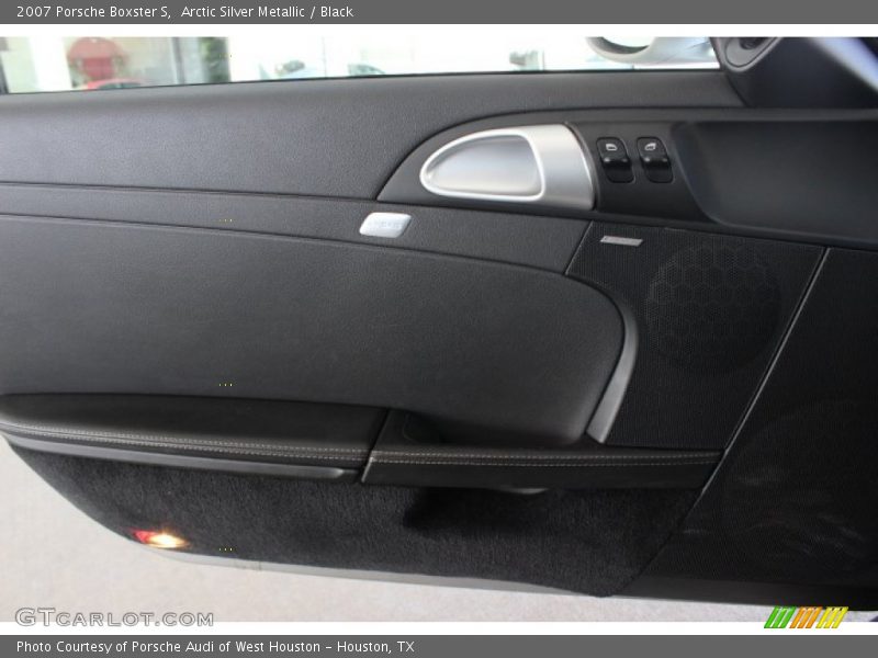 Arctic Silver Metallic / Black 2007 Porsche Boxster S