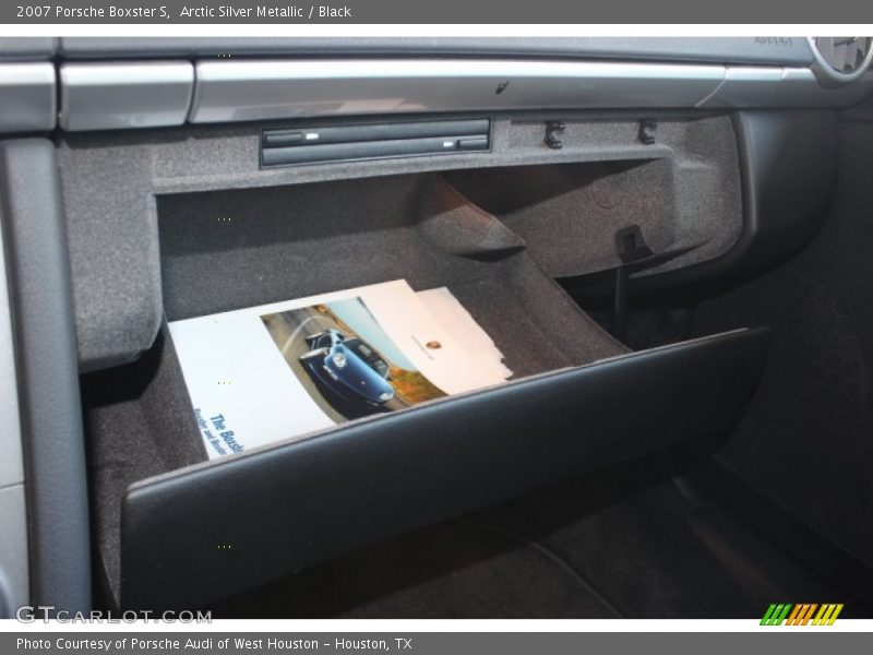 Arctic Silver Metallic / Black 2007 Porsche Boxster S