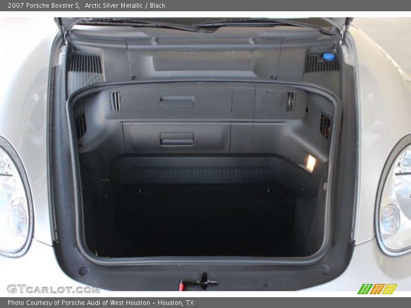 Arctic Silver Metallic / Black 2007 Porsche Boxster S