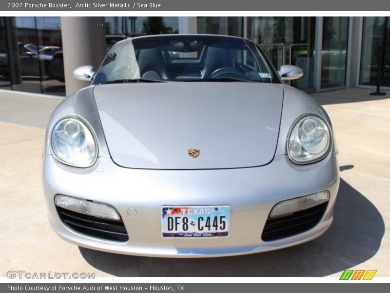 Arctic Silver Metallic / Sea Blue 2007 Porsche Boxster