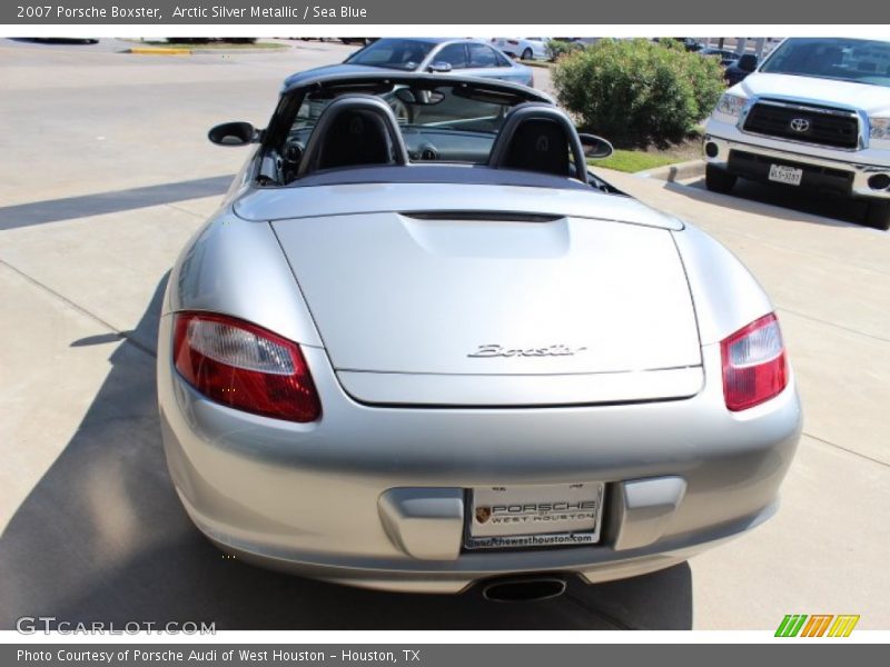 Arctic Silver Metallic / Sea Blue 2007 Porsche Boxster