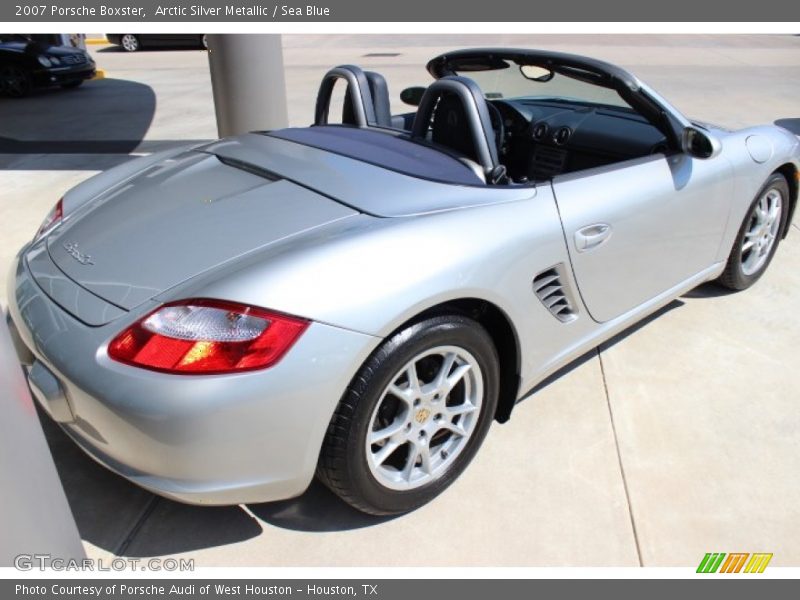 Arctic Silver Metallic / Sea Blue 2007 Porsche Boxster