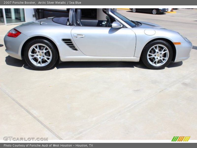 Arctic Silver Metallic / Sea Blue 2007 Porsche Boxster