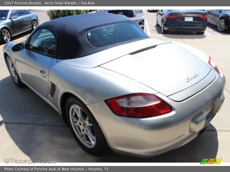 Arctic Silver Metallic / Sea Blue 2007 Porsche Boxster