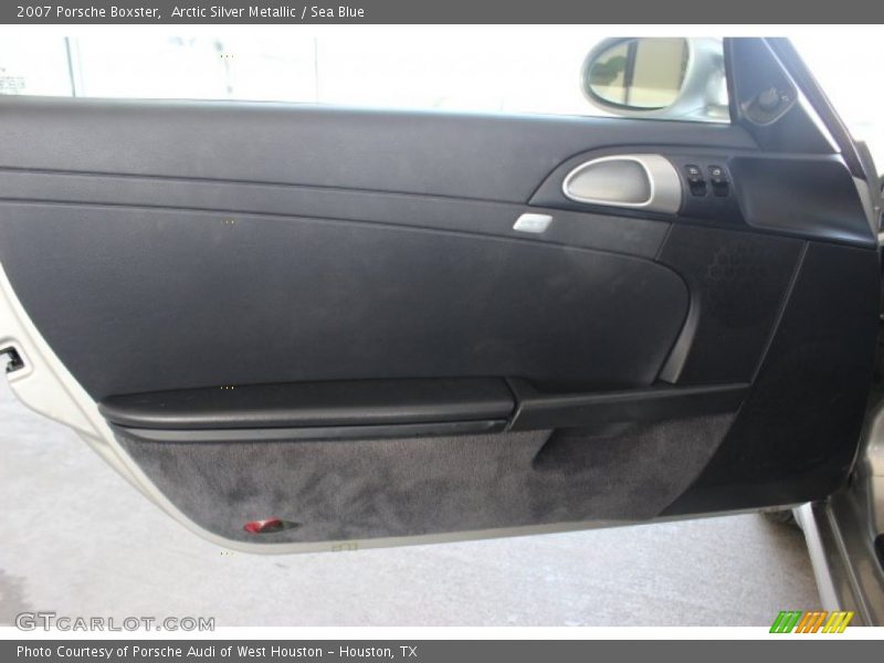 Arctic Silver Metallic / Sea Blue 2007 Porsche Boxster