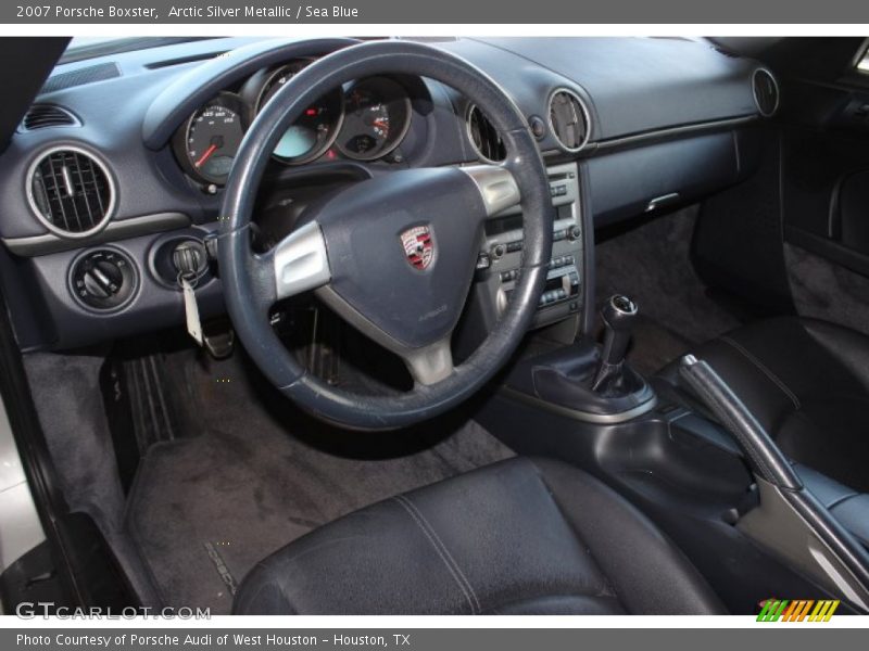  2007 Boxster  Sea Blue Interior