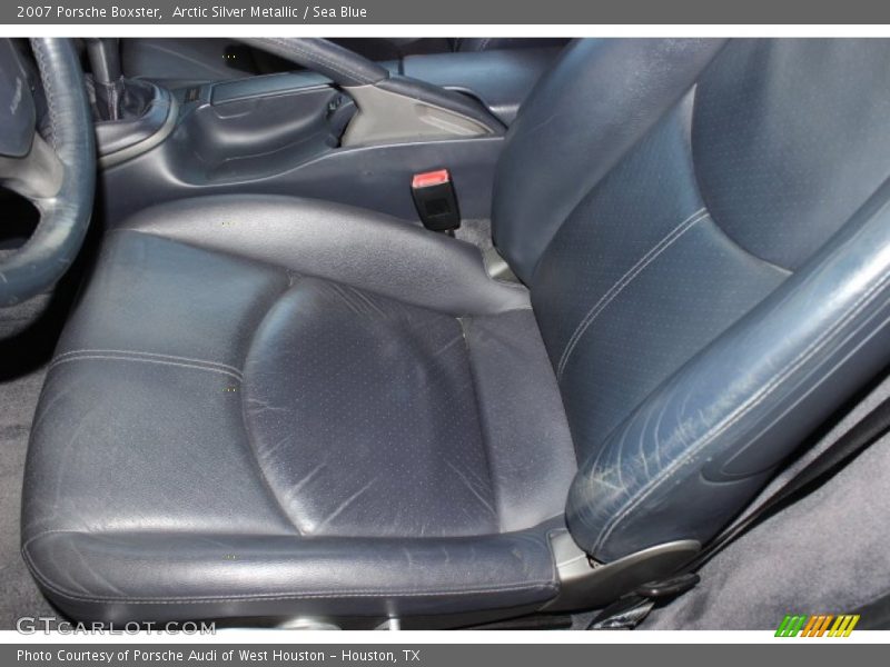 Arctic Silver Metallic / Sea Blue 2007 Porsche Boxster