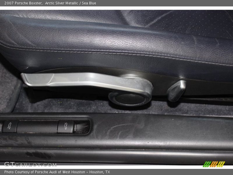 Arctic Silver Metallic / Sea Blue 2007 Porsche Boxster