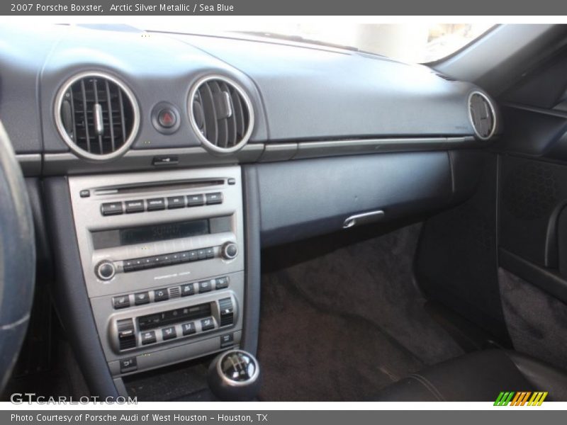 Arctic Silver Metallic / Sea Blue 2007 Porsche Boxster