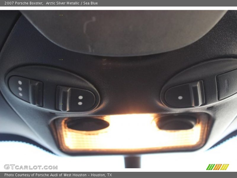 Arctic Silver Metallic / Sea Blue 2007 Porsche Boxster