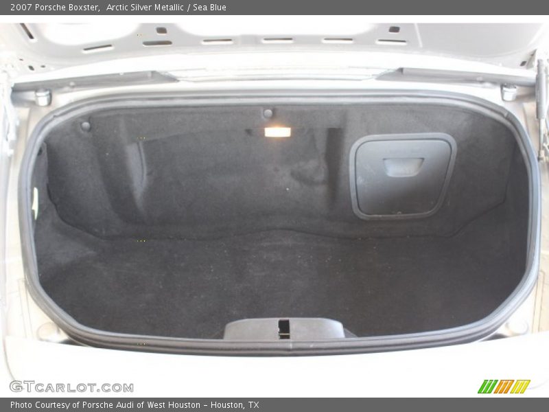 Arctic Silver Metallic / Sea Blue 2007 Porsche Boxster