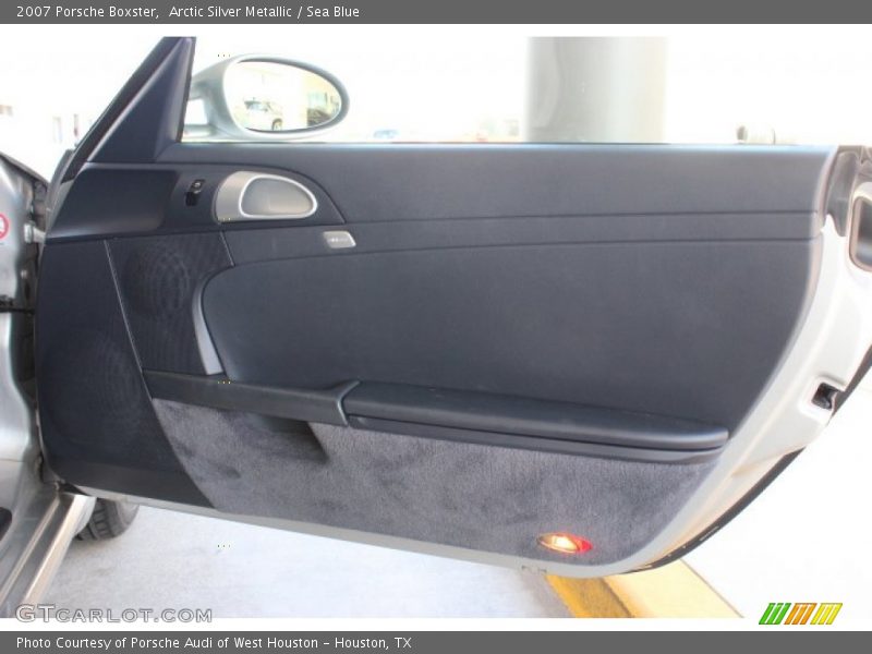 Arctic Silver Metallic / Sea Blue 2007 Porsche Boxster