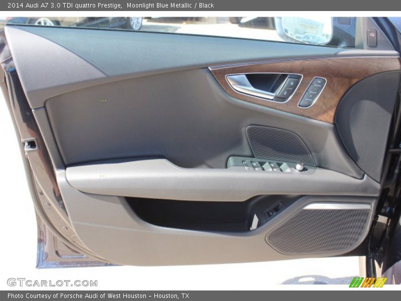 Moonlight Blue Metallic / Black 2014 Audi A7 3.0 TDI quattro Prestige