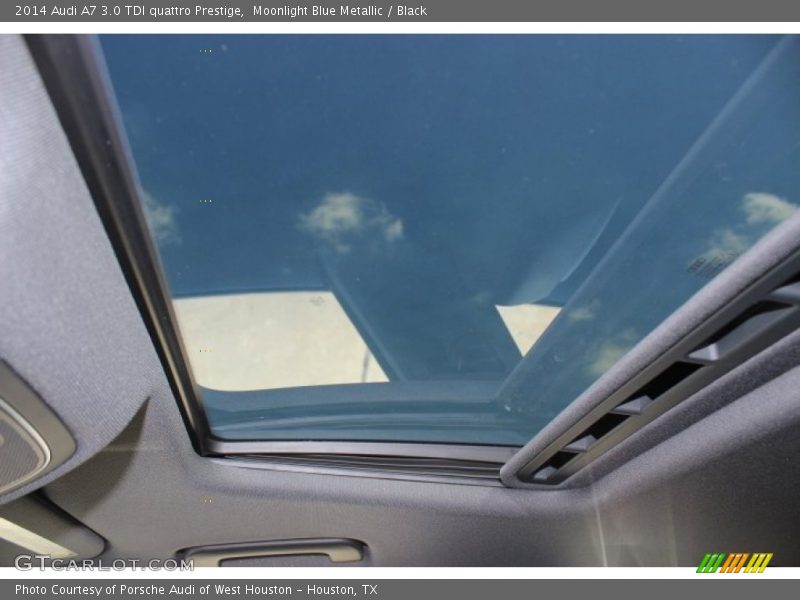 Moonlight Blue Metallic / Black 2014 Audi A7 3.0 TDI quattro Prestige