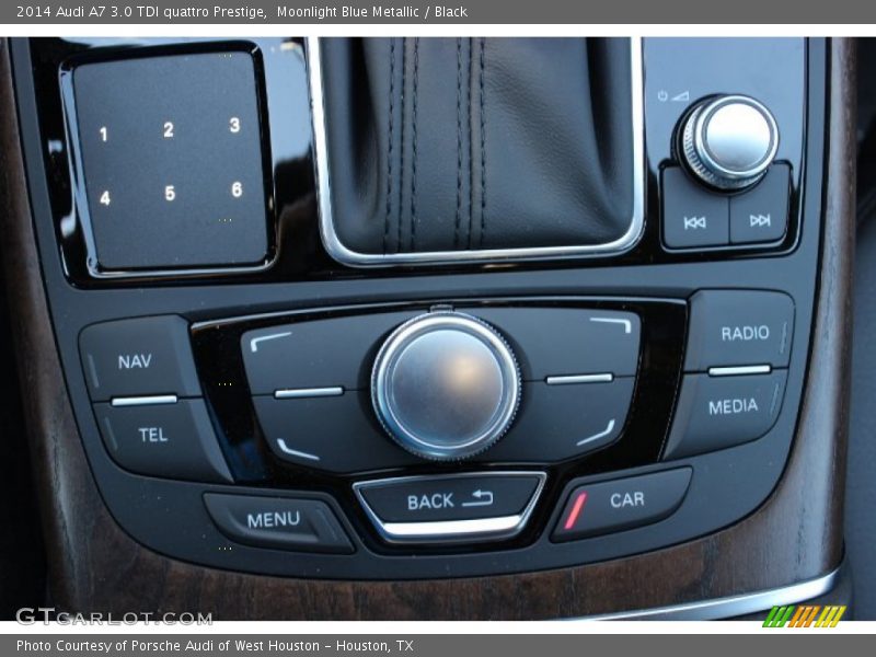 Moonlight Blue Metallic / Black 2014 Audi A7 3.0 TDI quattro Prestige