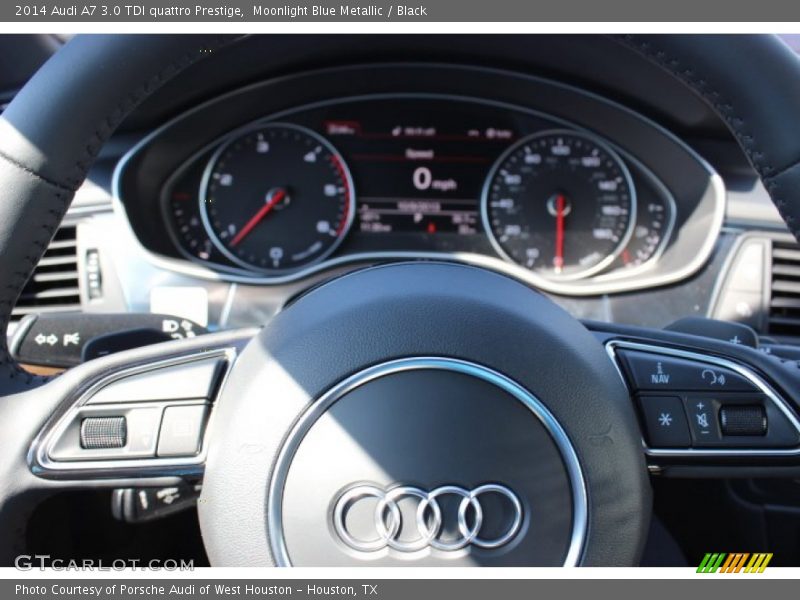 Moonlight Blue Metallic / Black 2014 Audi A7 3.0 TDI quattro Prestige