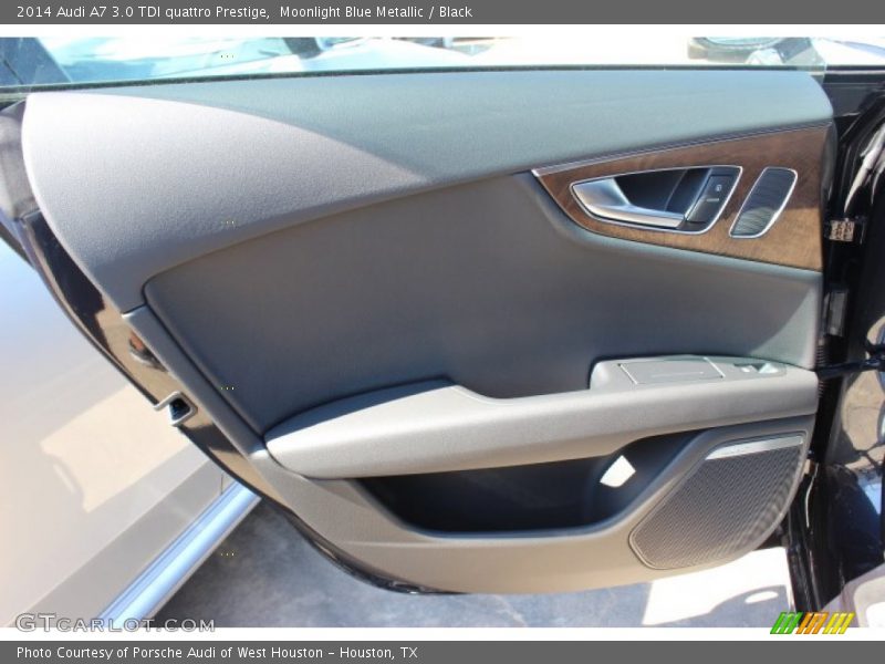 Moonlight Blue Metallic / Black 2014 Audi A7 3.0 TDI quattro Prestige