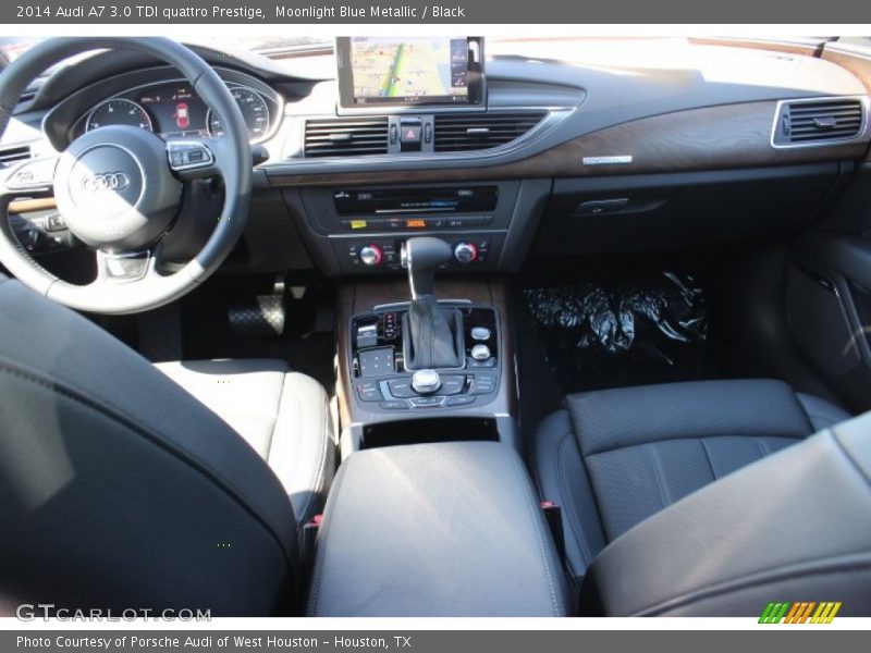 Moonlight Blue Metallic / Black 2014 Audi A7 3.0 TDI quattro Prestige