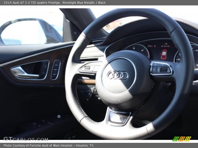 Moonlight Blue Metallic / Black 2014 Audi A7 3.0 TDI quattro Prestige