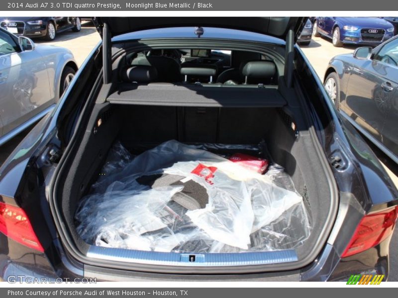 Moonlight Blue Metallic / Black 2014 Audi A7 3.0 TDI quattro Prestige